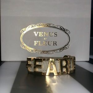 BCBG GENERATION FEARLESS AFFIRMATION CUFF BRACELET